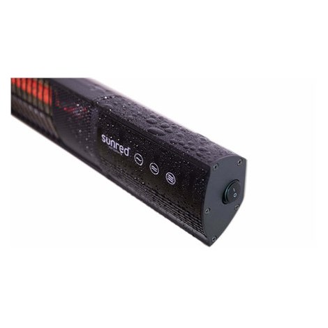 SUNRED | Heater | RD-DARK-20, Dark Wall | Infrared | 2000 W | Number of power levels | Suitable for rooms up to m² | Black | IP - 6